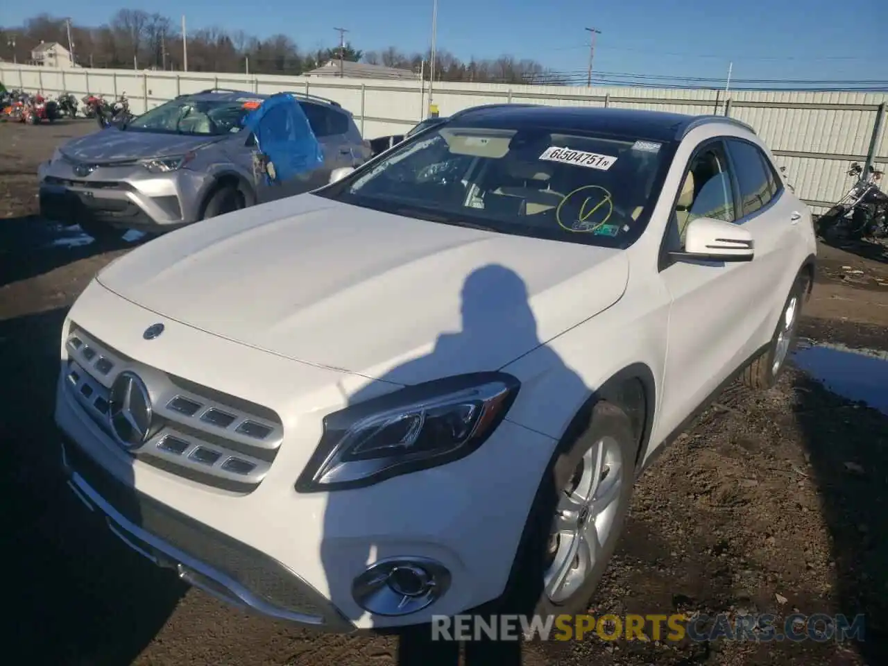 2 Photograph of a damaged car WDCTG4GB5LU027144 MERCEDES-BENZ GLA-CLASS 2020