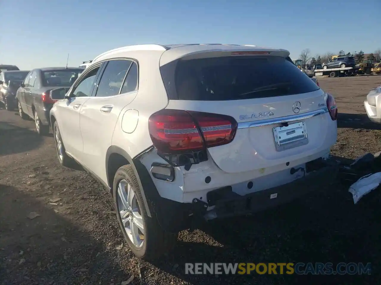 3 Photograph of a damaged car WDCTG4GB5LU027144 MERCEDES-BENZ GLA-CLASS 2020