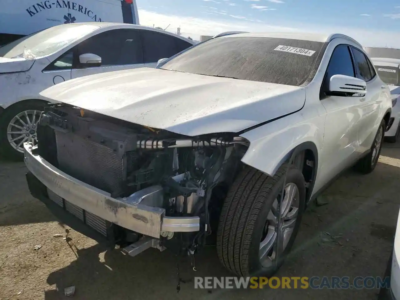 1 Photograph of a damaged car WDCTG4GB6LJ651147 MERCEDES-BENZ GLA-CLASS 2020