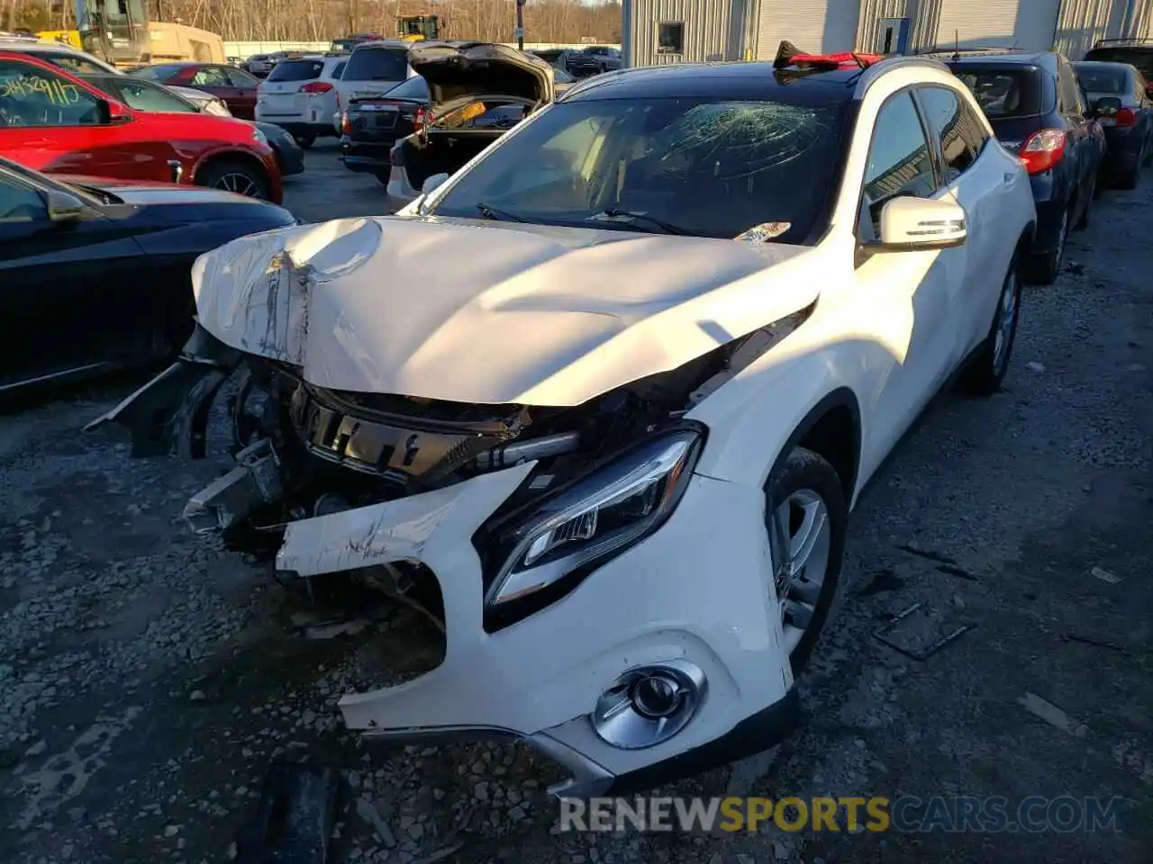 2 Photograph of a damaged car WDCTG4GB6LU025855 MERCEDES-BENZ GLA-CLASS 2020