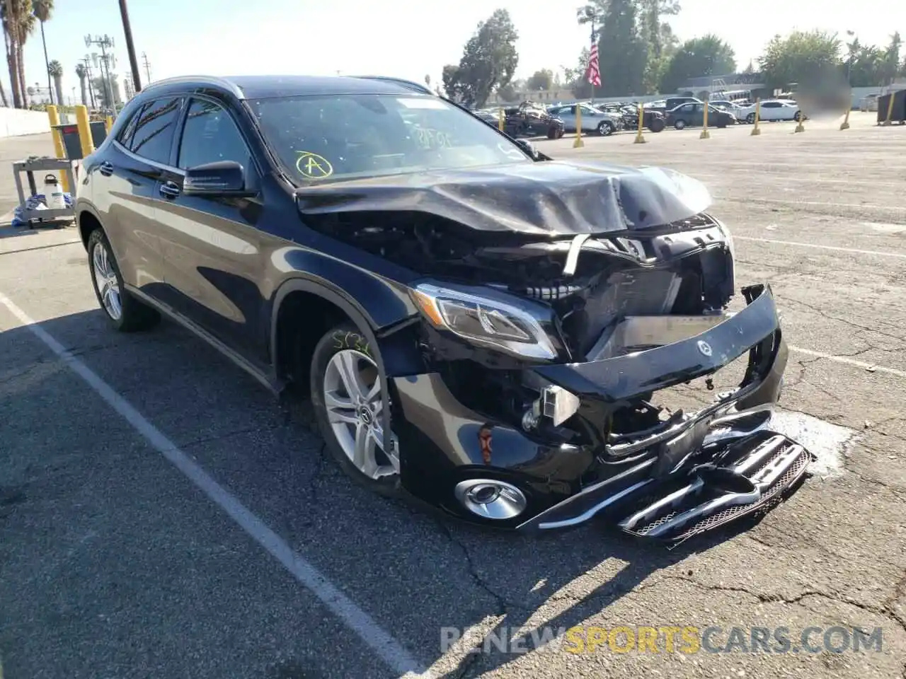 1 Photograph of a damaged car WDCTG4GB7LU022270 MERCEDES-BENZ GLA-CLASS 2020