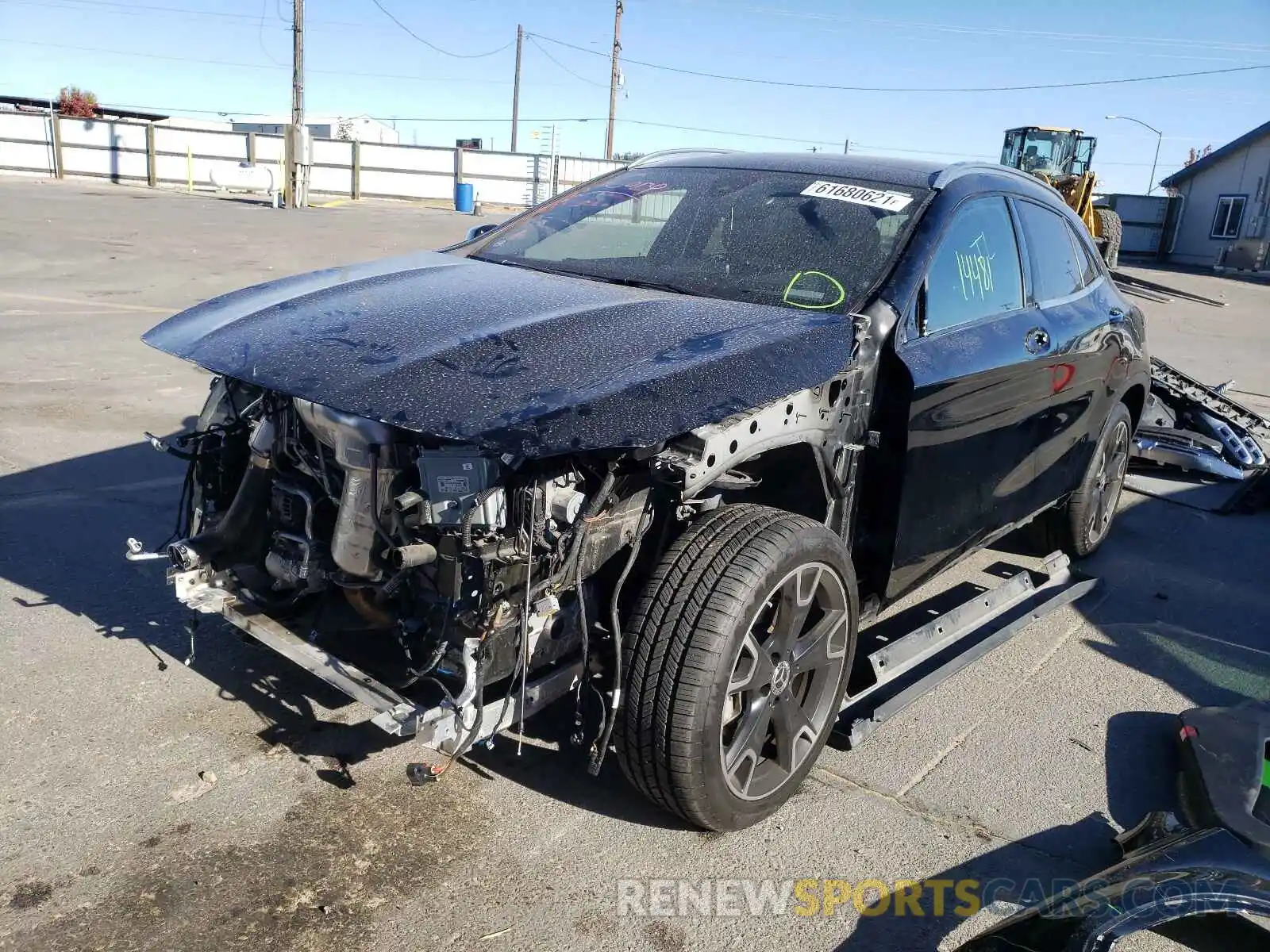 2 Photograph of a damaged car WDCTG4GB8LJ649884 MERCEDES-BENZ GLA-CLASS 2020