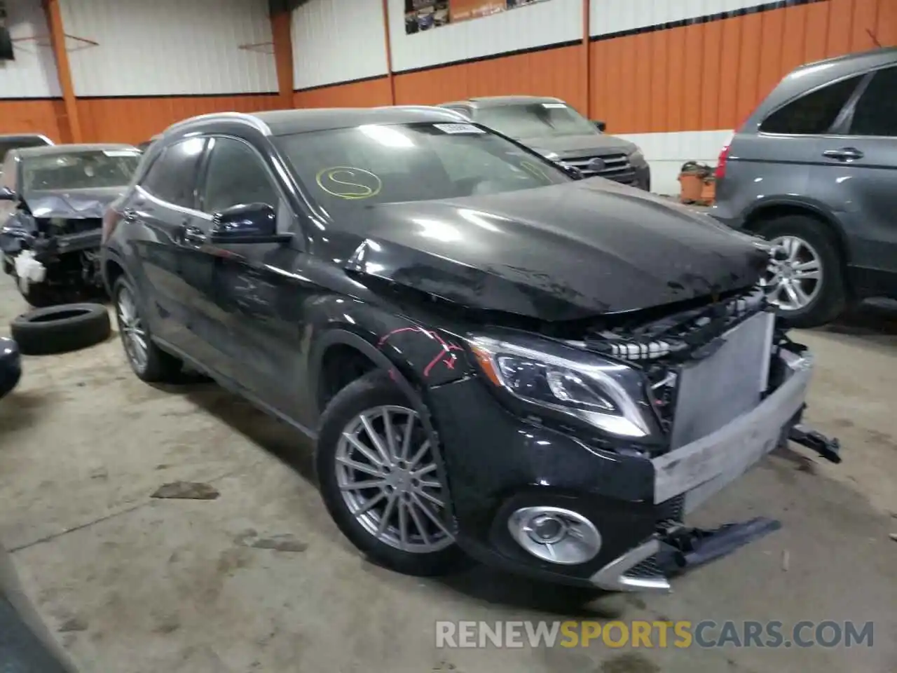 1 Photograph of a damaged car WDCTG4GB8LJ652204 MERCEDES-BENZ GLA-CLASS 2020