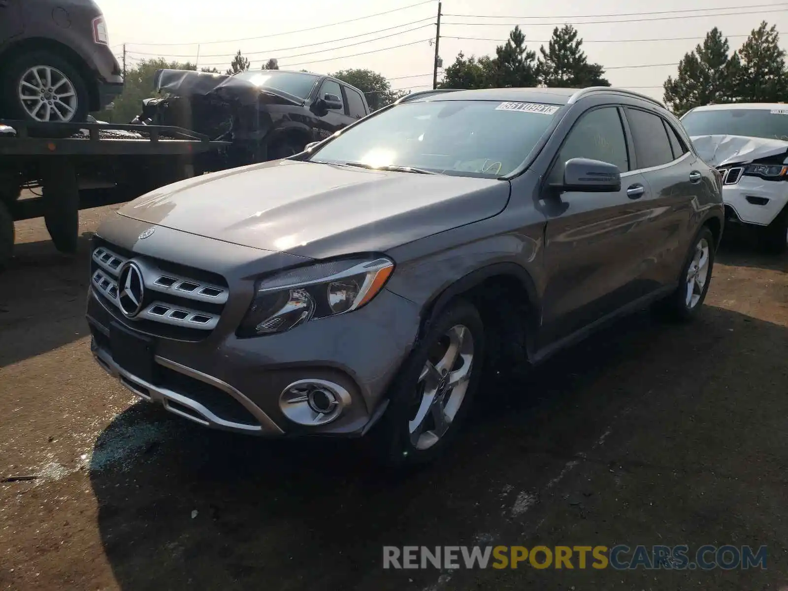 2 Photograph of a damaged car WDCTG4GB8LJ668533 MERCEDES-BENZ GLA-CLASS 2020