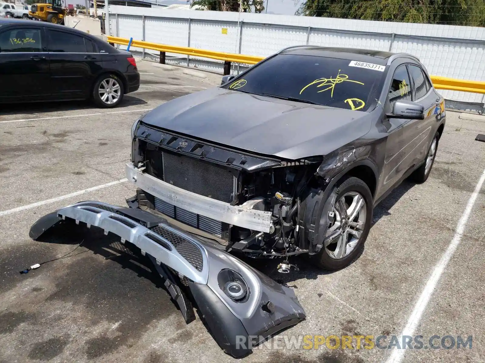 2 Photograph of a damaged car WDCTG4GB8LJ680861 MERCEDES-BENZ GLA-CLASS 2020