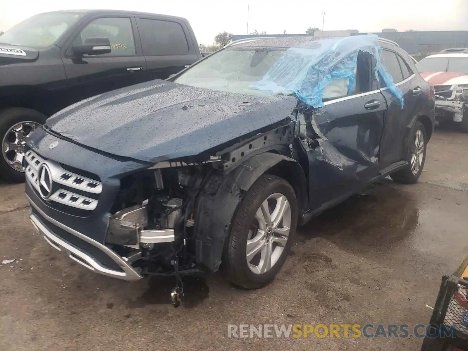 2 Photograph of a damaged car WDCTG4GB8LJ687020 MERCEDES-BENZ GLA-CLASS 2020