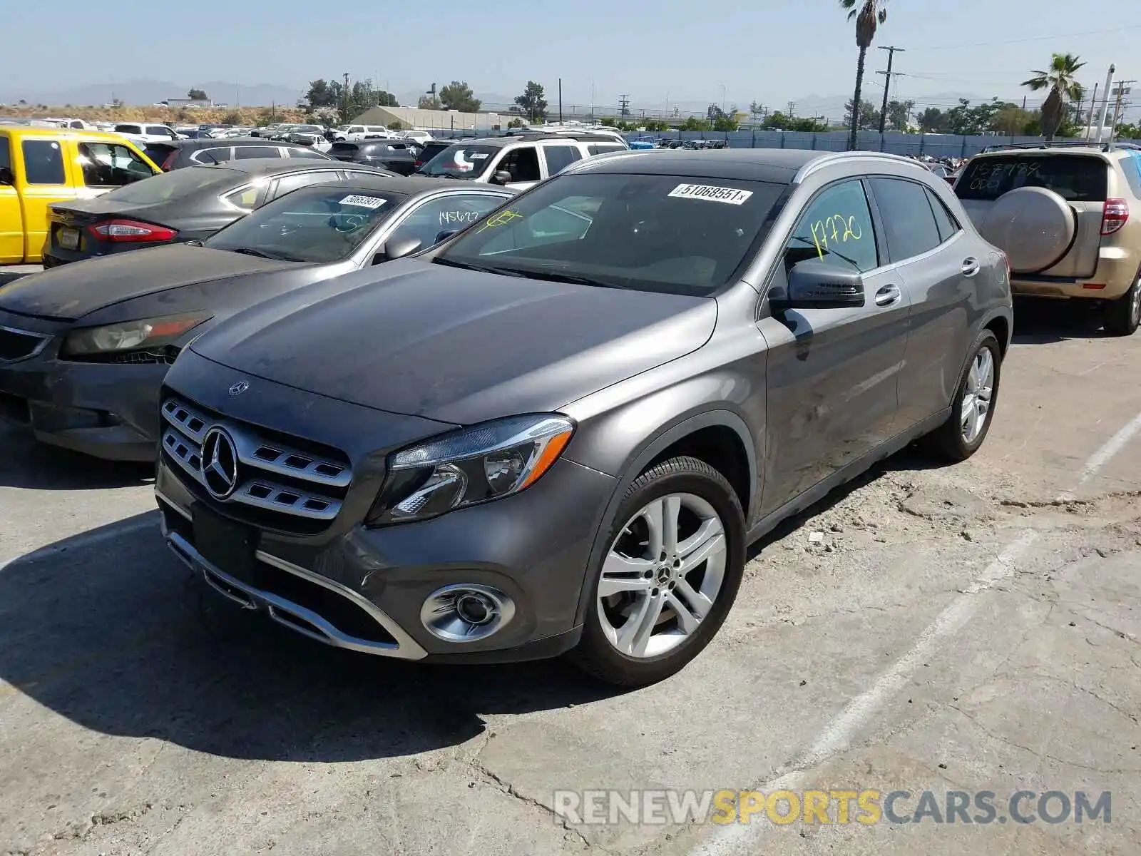 2 Photograph of a damaged car WDCTG4GB9LJ687561 MERCEDES-BENZ GLA-CLASS 2020