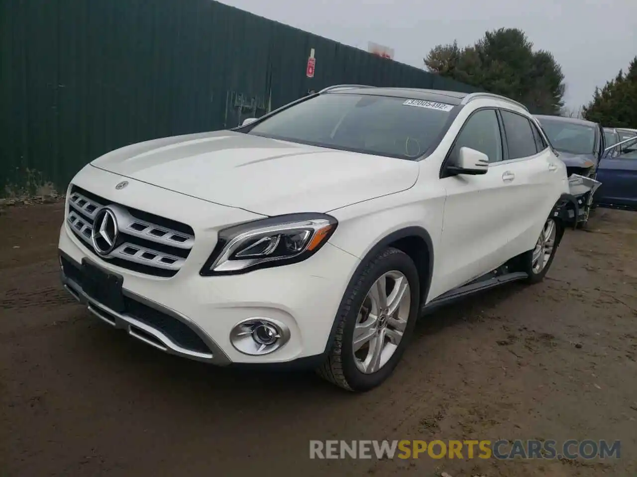 2 Photograph of a damaged car WDCTG4GB9LU023114 MERCEDES-BENZ GLA-CLASS 2020