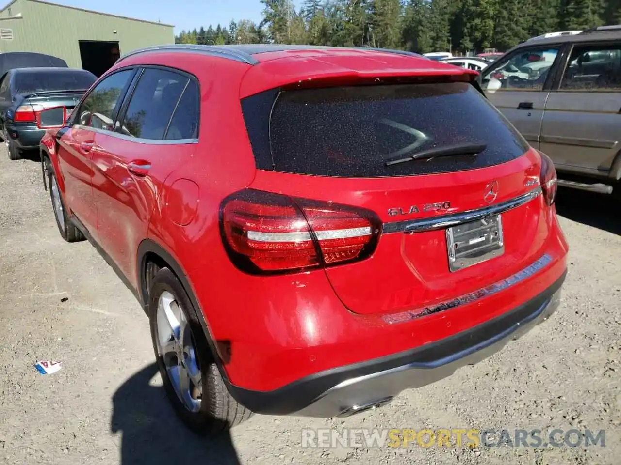 3 Photograph of a damaged car WDCTG4GBXLJ666072 MERCEDES-BENZ GLA-CLASS 2020