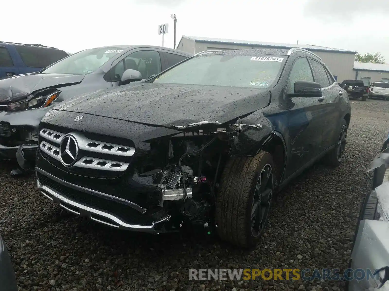 2 Photograph of a damaged car WDCTG4GBXLU027687 MERCEDES-BENZ GLA-CLASS 2020