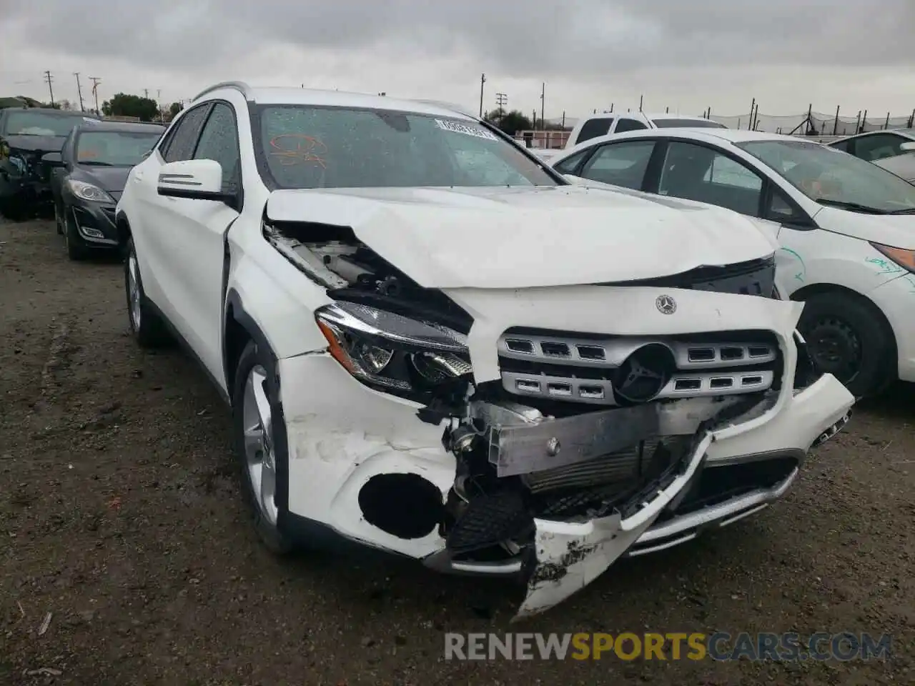 1 Photograph of a damaged car WDCTG4GBXLU027737 MERCEDES-BENZ GLA-CLASS 2020