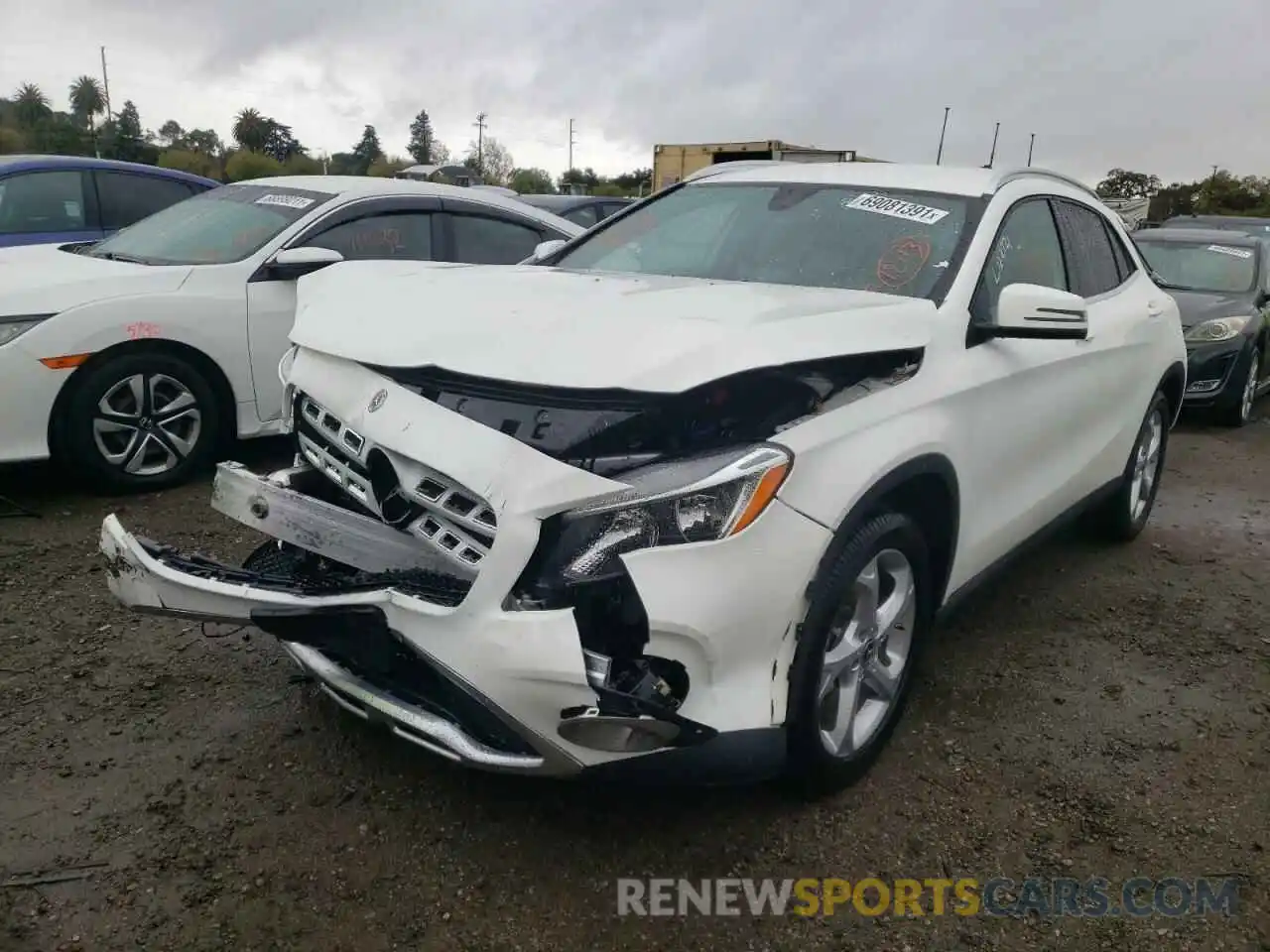 2 Photograph of a damaged car WDCTG4GBXLU027737 MERCEDES-BENZ GLA-CLASS 2020