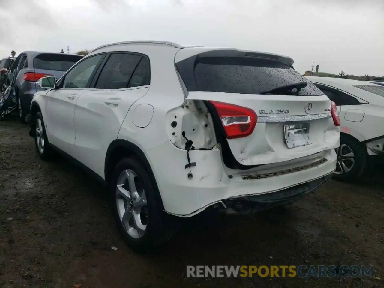 3 Photograph of a damaged car WDCTG4GBXLU027737 MERCEDES-BENZ GLA-CLASS 2020