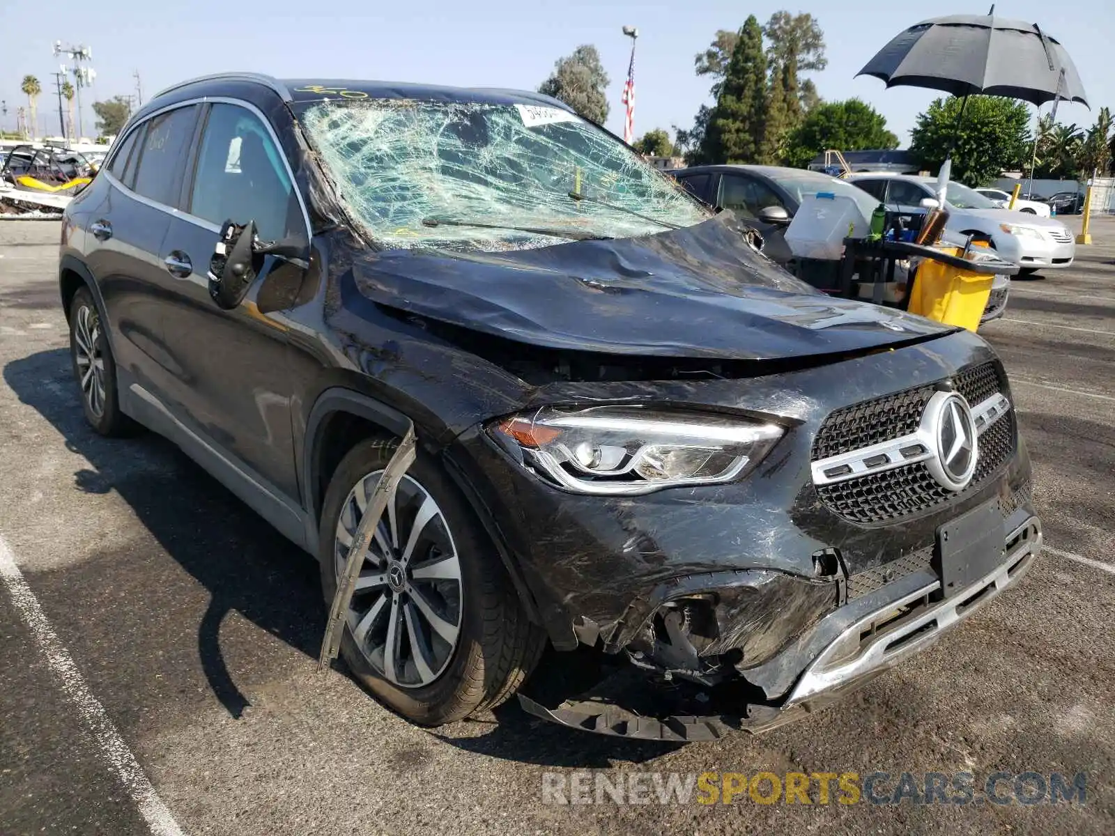 1 Photograph of a damaged car W1N4N4GB0MJ189744 MERCEDES-BENZ GLA-CLASS 2021