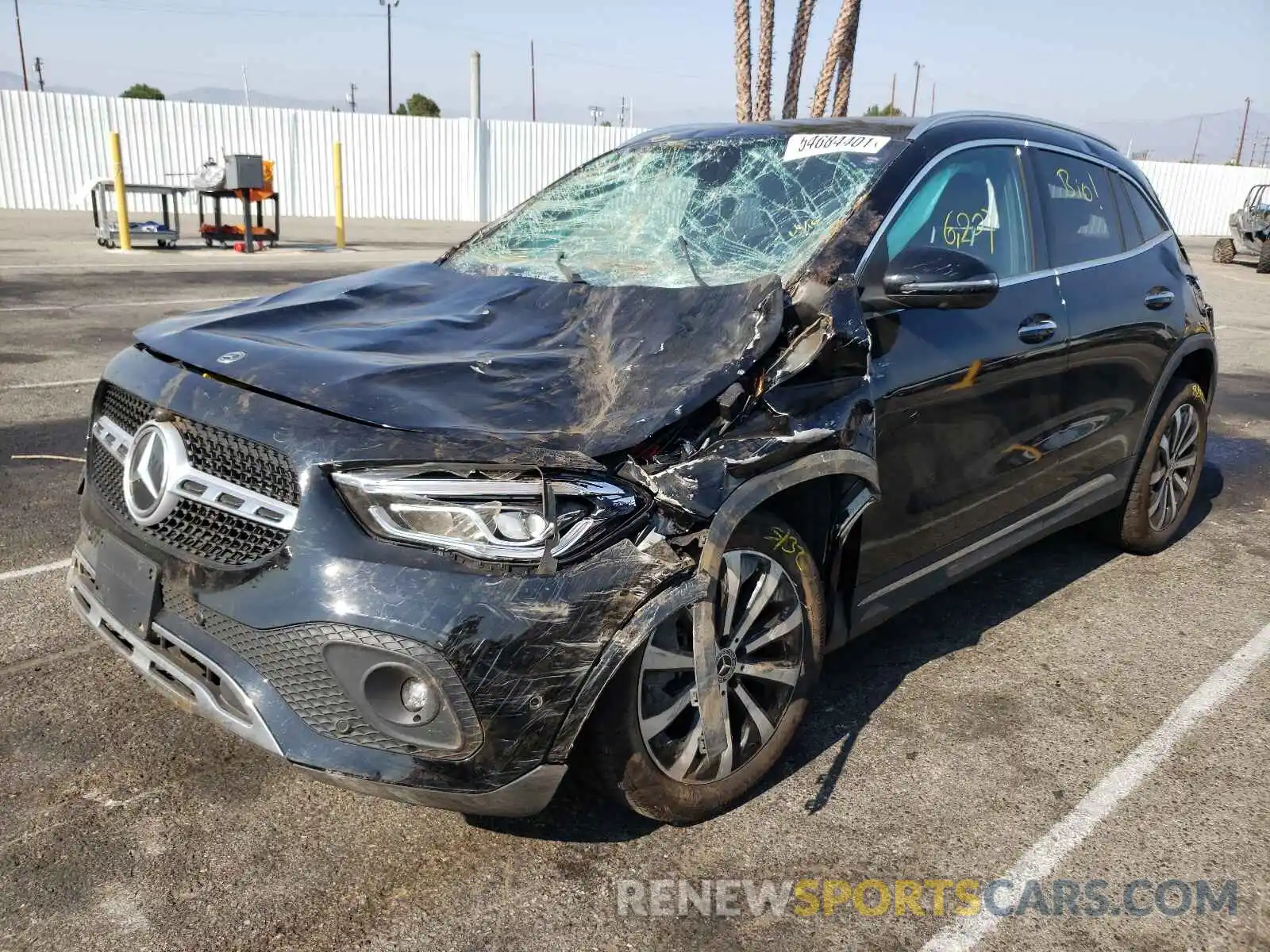 2 Photograph of a damaged car W1N4N4GB0MJ189744 MERCEDES-BENZ GLA-CLASS 2021