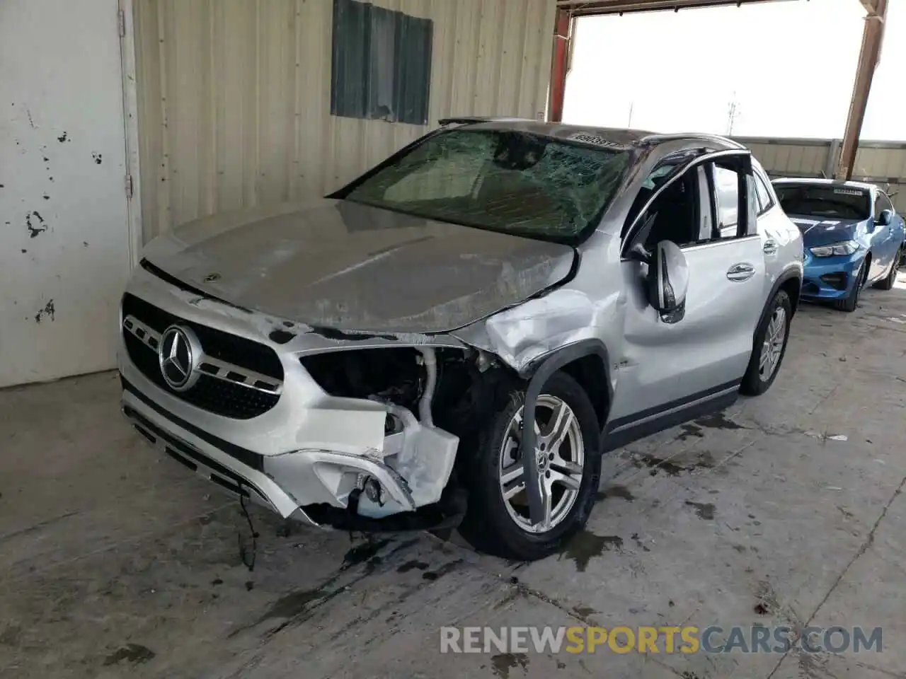 2 Photograph of a damaged car W1N4N4GB0MJ240580 MERCEDES-BENZ GLA-CLASS 2021