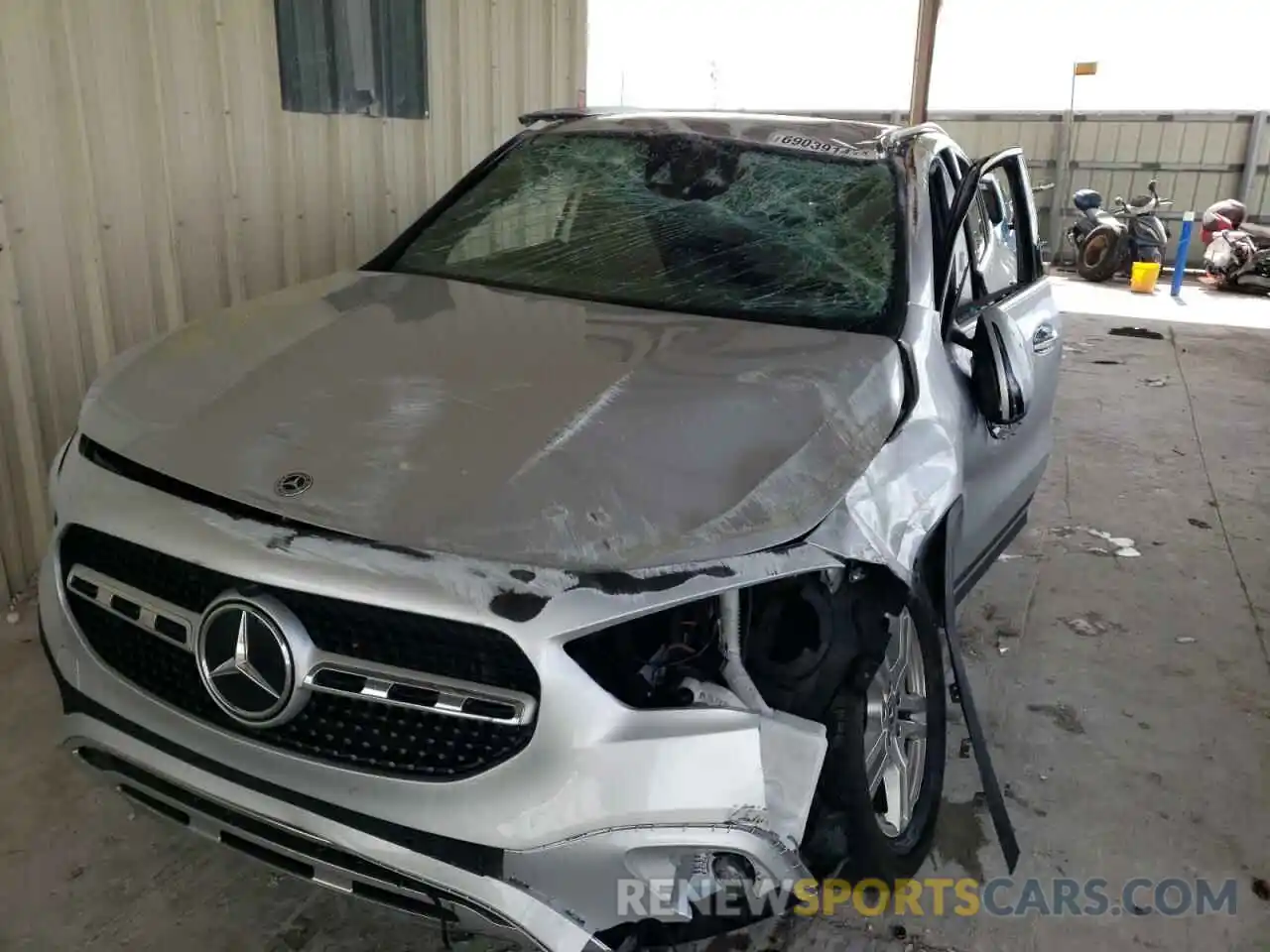 9 Фотография поврежденного автомобиля W1N4N4GB0MJ240580 MERCEDES-BENZ GLA-CLASS 2021