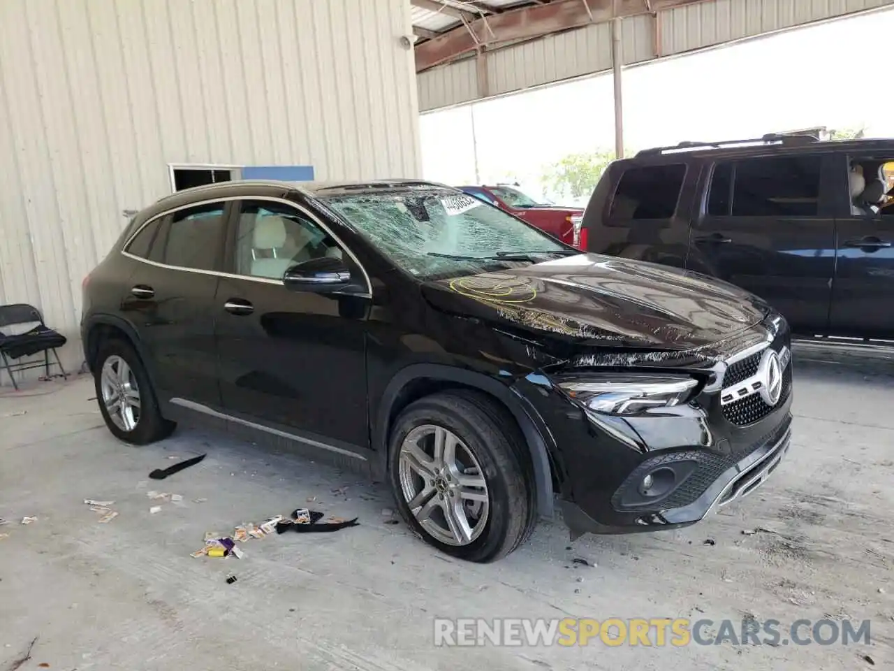 1 Photograph of a damaged car W1N4N4GB0MJ279427 MERCEDES-BENZ GLA-CLASS 2021