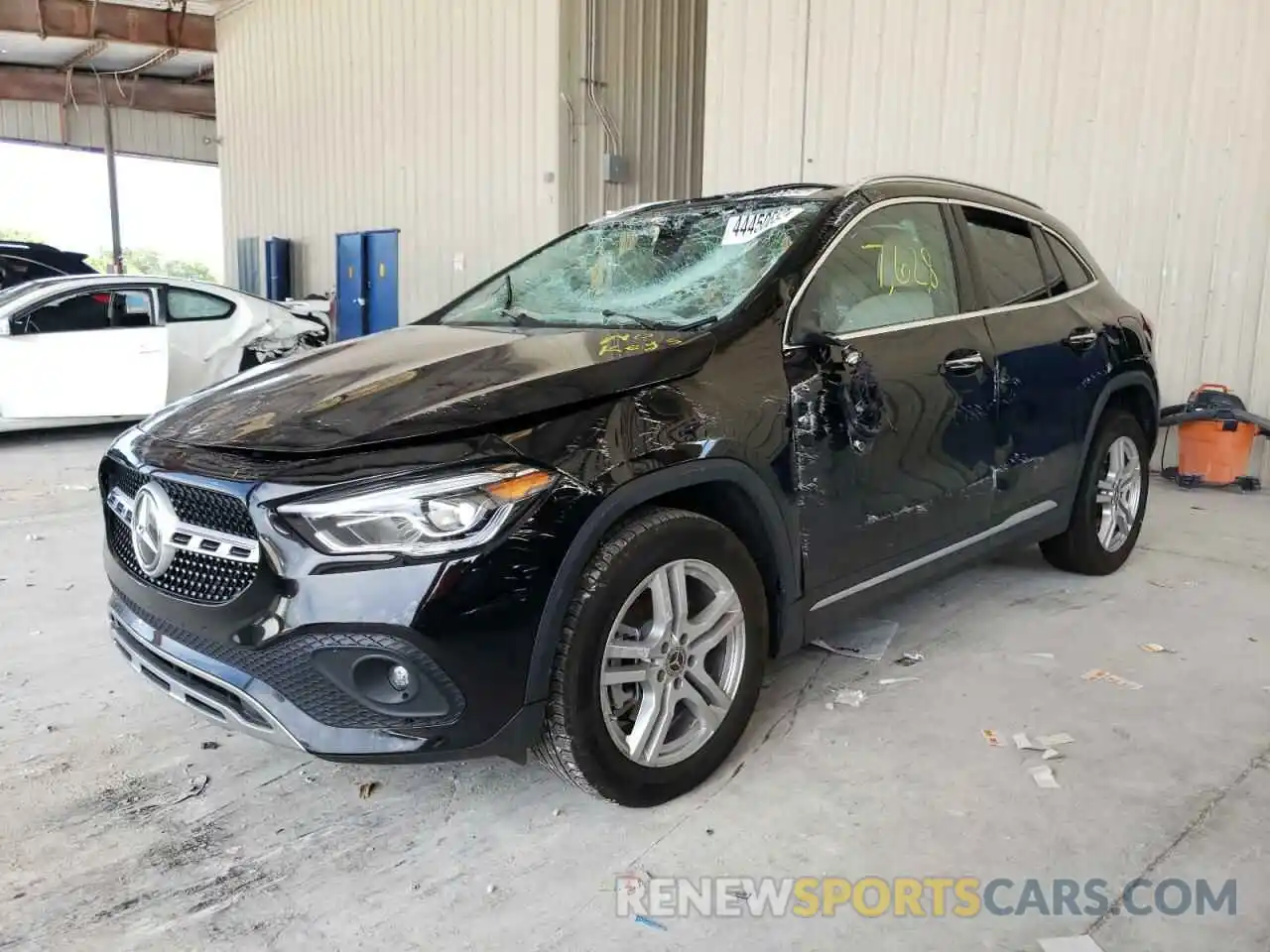 2 Photograph of a damaged car W1N4N4GB0MJ279427 MERCEDES-BENZ GLA-CLASS 2021