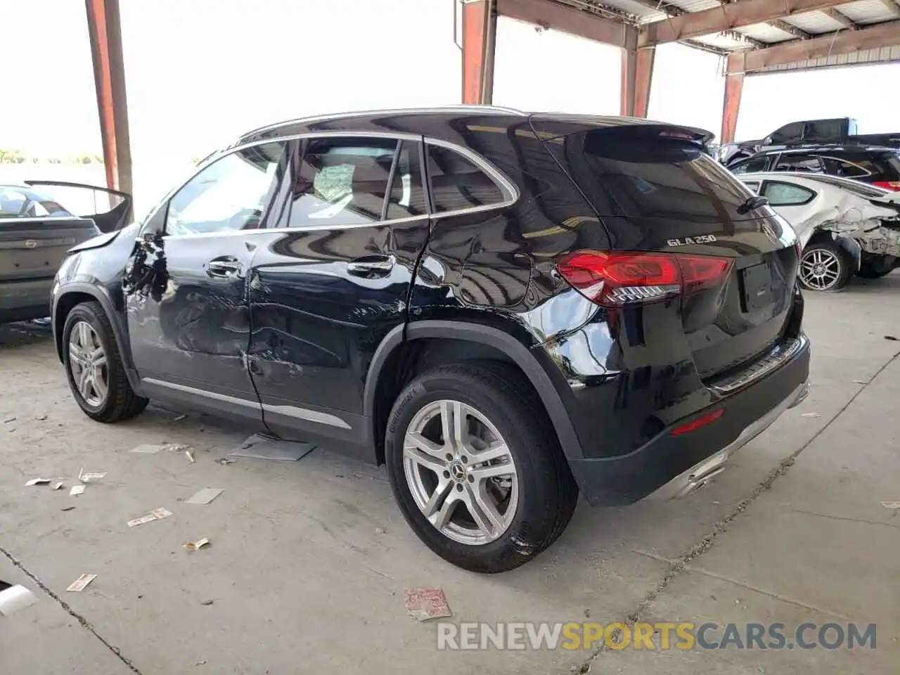 3 Photograph of a damaged car W1N4N4GB0MJ279427 MERCEDES-BENZ GLA-CLASS 2021