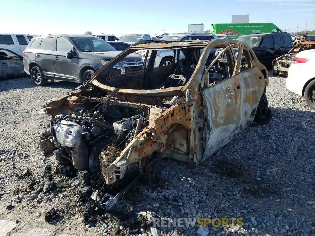 2 Photograph of a damaged car W1N4N4GB1MJ214067 MERCEDES-BENZ GLA-CLASS 2021