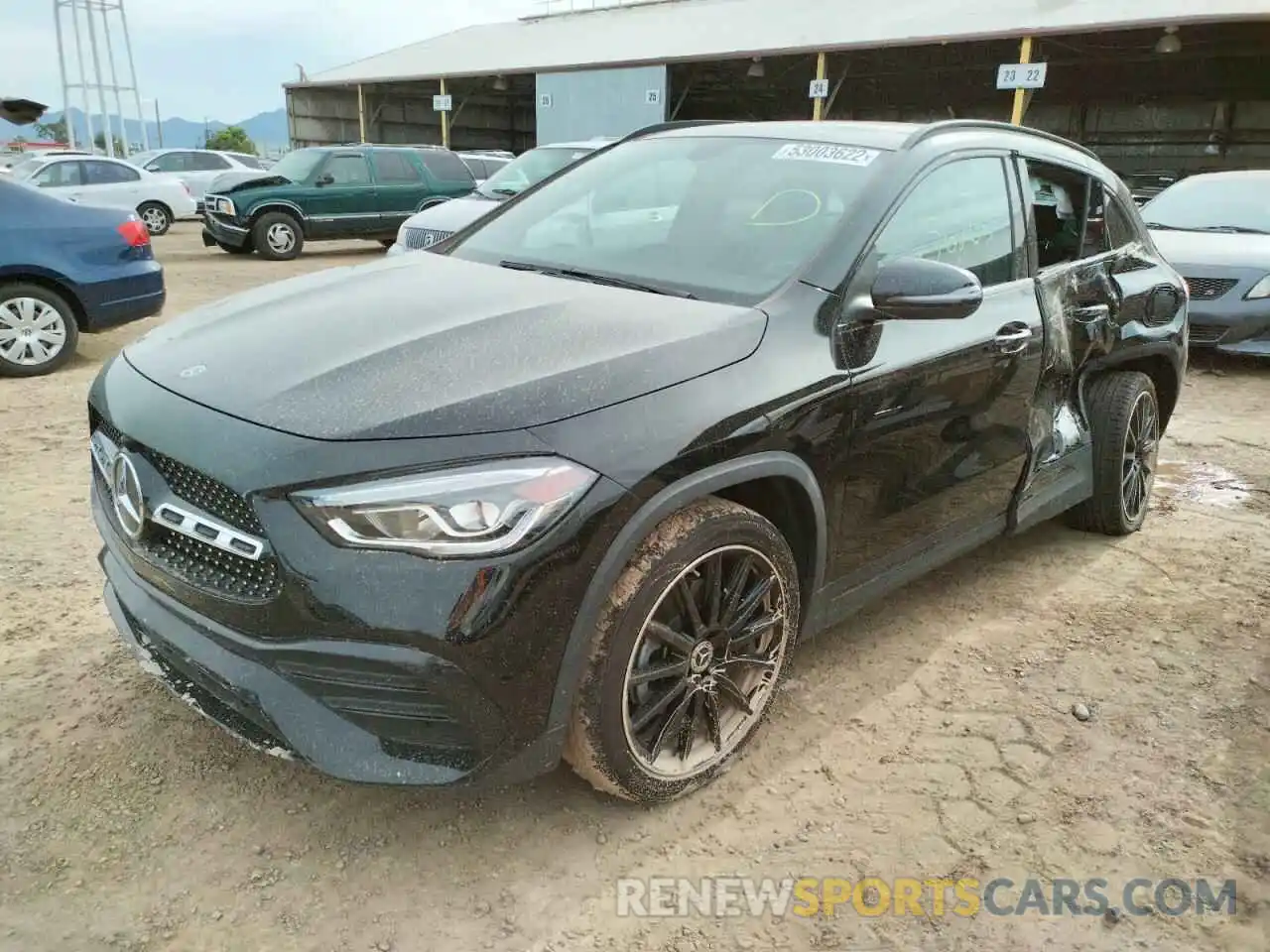 2 Photograph of a damaged car W1N4N4GB2MJ162397 MERCEDES-BENZ GLA-CLASS 2021