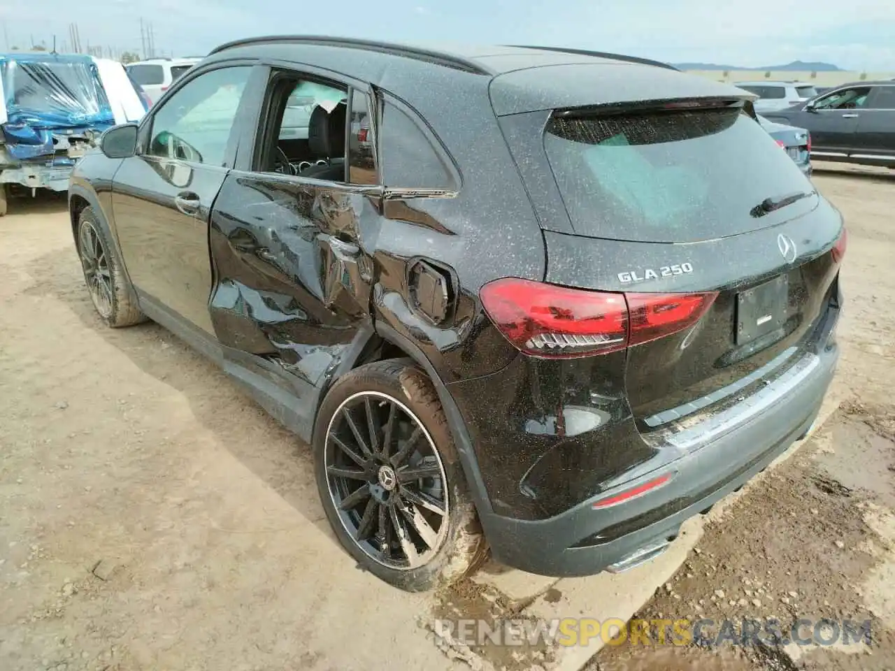 3 Photograph of a damaged car W1N4N4GB2MJ162397 MERCEDES-BENZ GLA-CLASS 2021