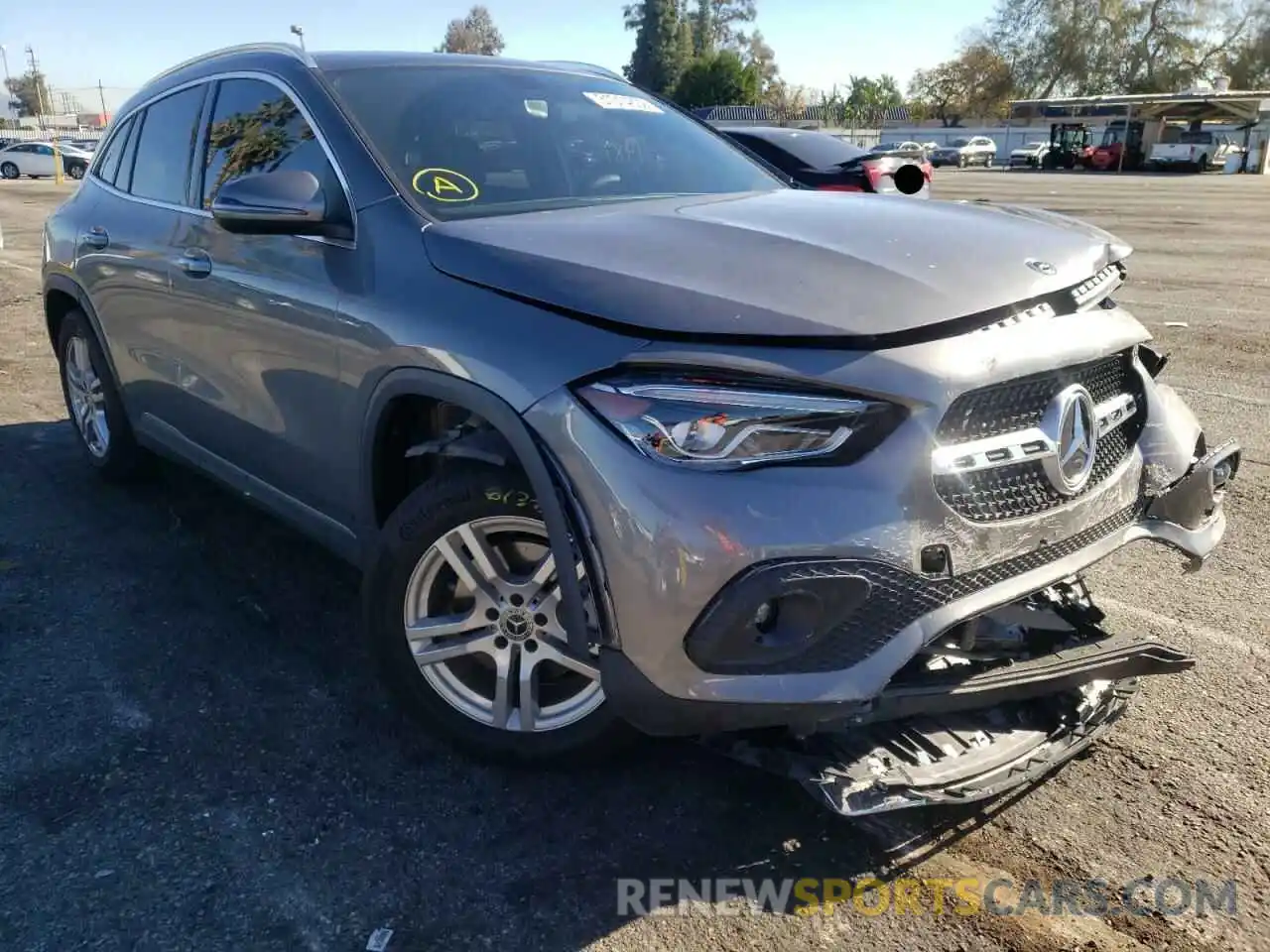 1 Photograph of a damaged car W1N4N4GB2MJ193309 MERCEDES-BENZ GLA-CLASS 2021