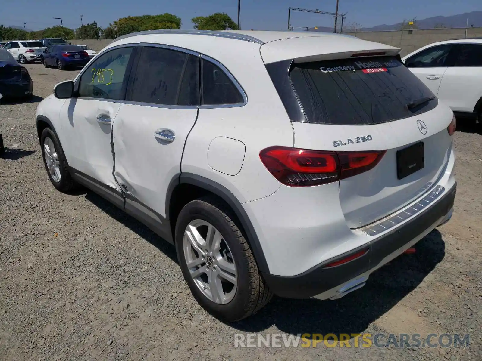 3 Photograph of a damaged car W1N4N4GB3MJ117243 MERCEDES-BENZ GLA-CLASS 2021