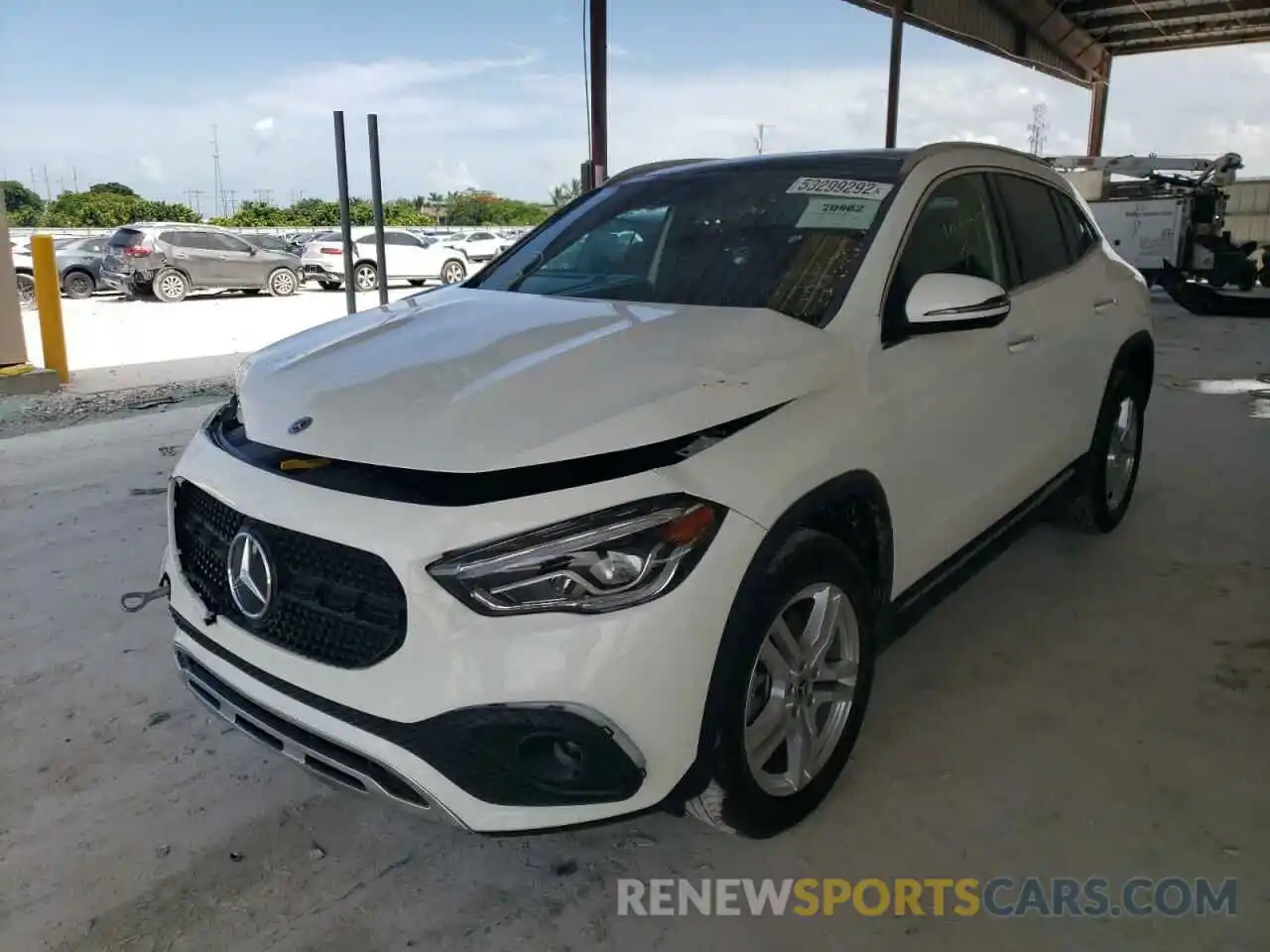 2 Photograph of a damaged car W1N4N4GB3MJ201529 MERCEDES-BENZ GLA-CLASS 2021