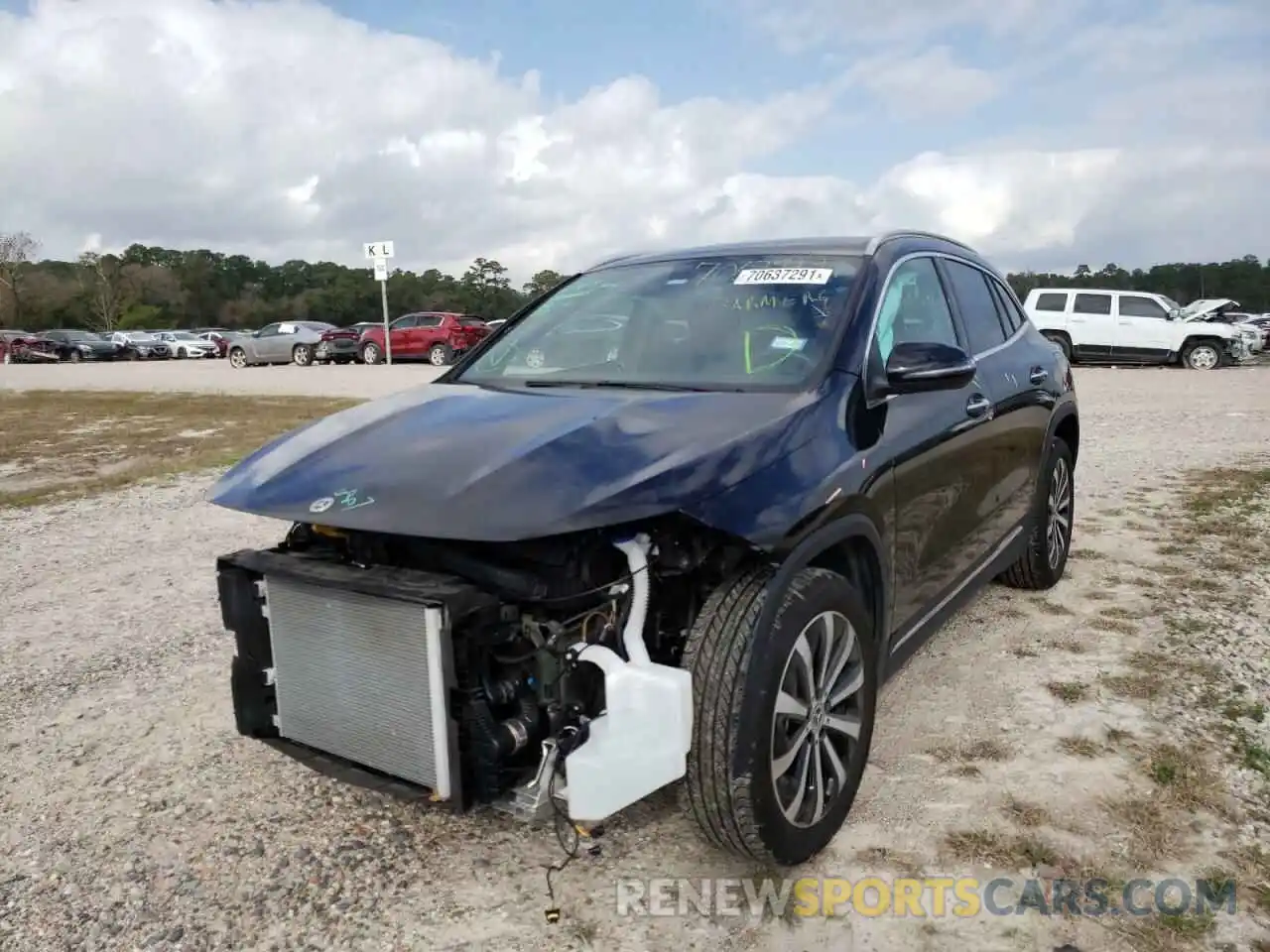 2 Photograph of a damaged car W1N4N4GB3MJ254960 MERCEDES-BENZ GLA-CLASS 2021