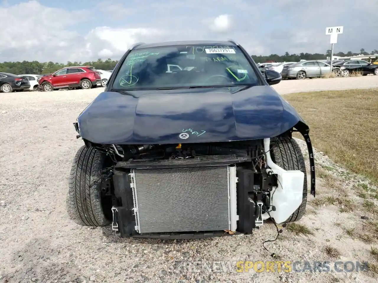 9 Photograph of a damaged car W1N4N4GB3MJ254960 MERCEDES-BENZ GLA-CLASS 2021