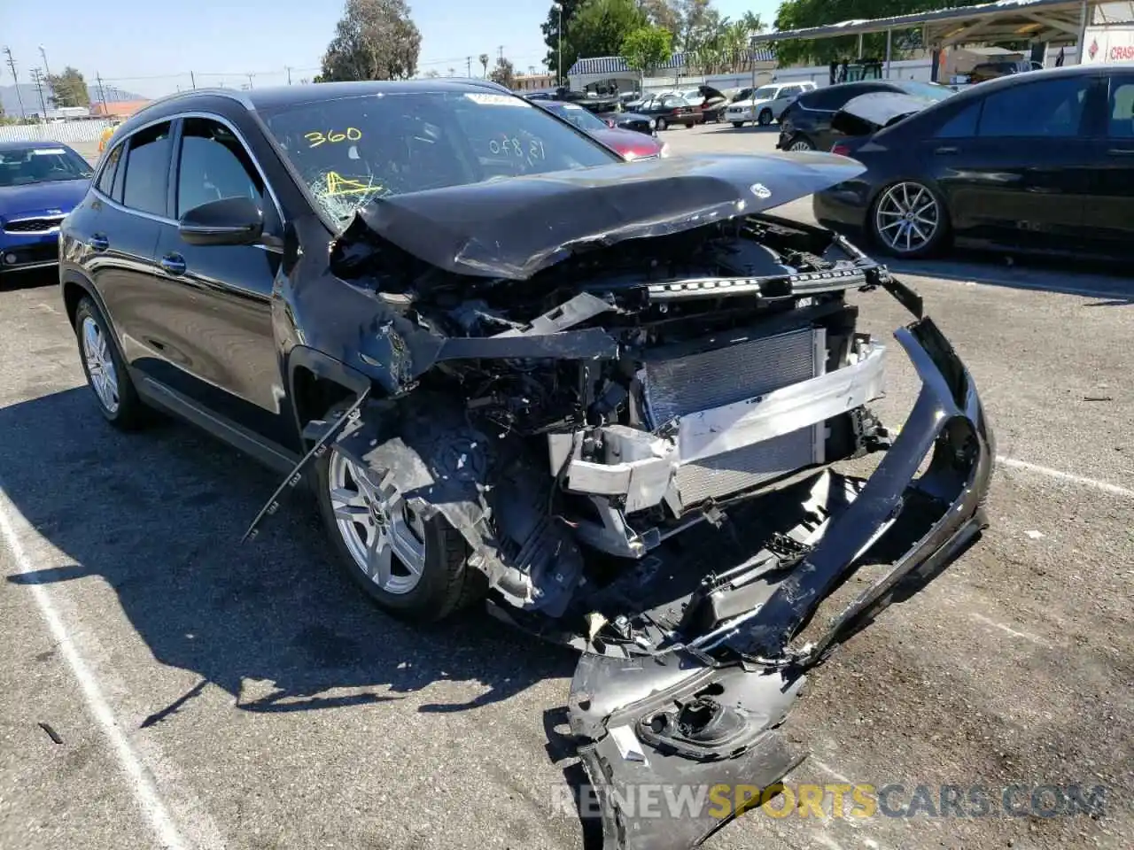 1 Photograph of a damaged car W1N4N4GB3MJ273752 MERCEDES-BENZ GLA-CLASS 2021