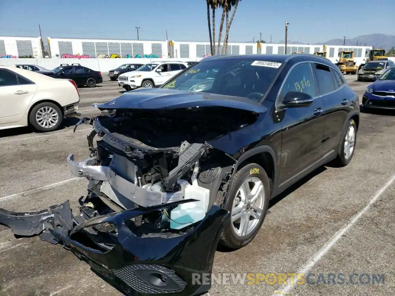 2 Photograph of a damaged car W1N4N4GB3MJ273752 MERCEDES-BENZ GLA-CLASS 2021