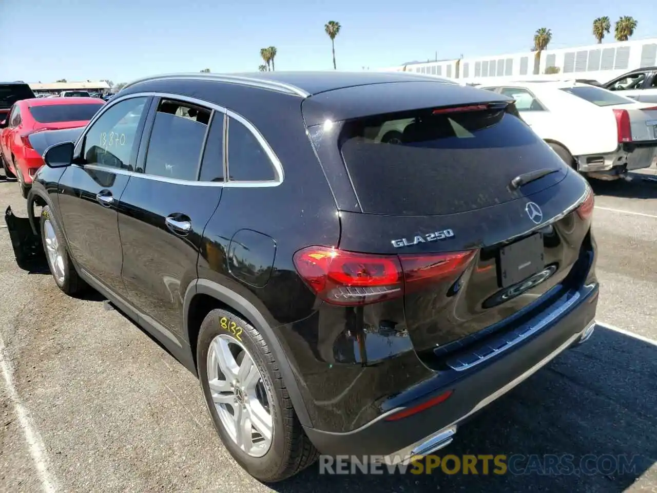 3 Photograph of a damaged car W1N4N4GB3MJ273752 MERCEDES-BENZ GLA-CLASS 2021