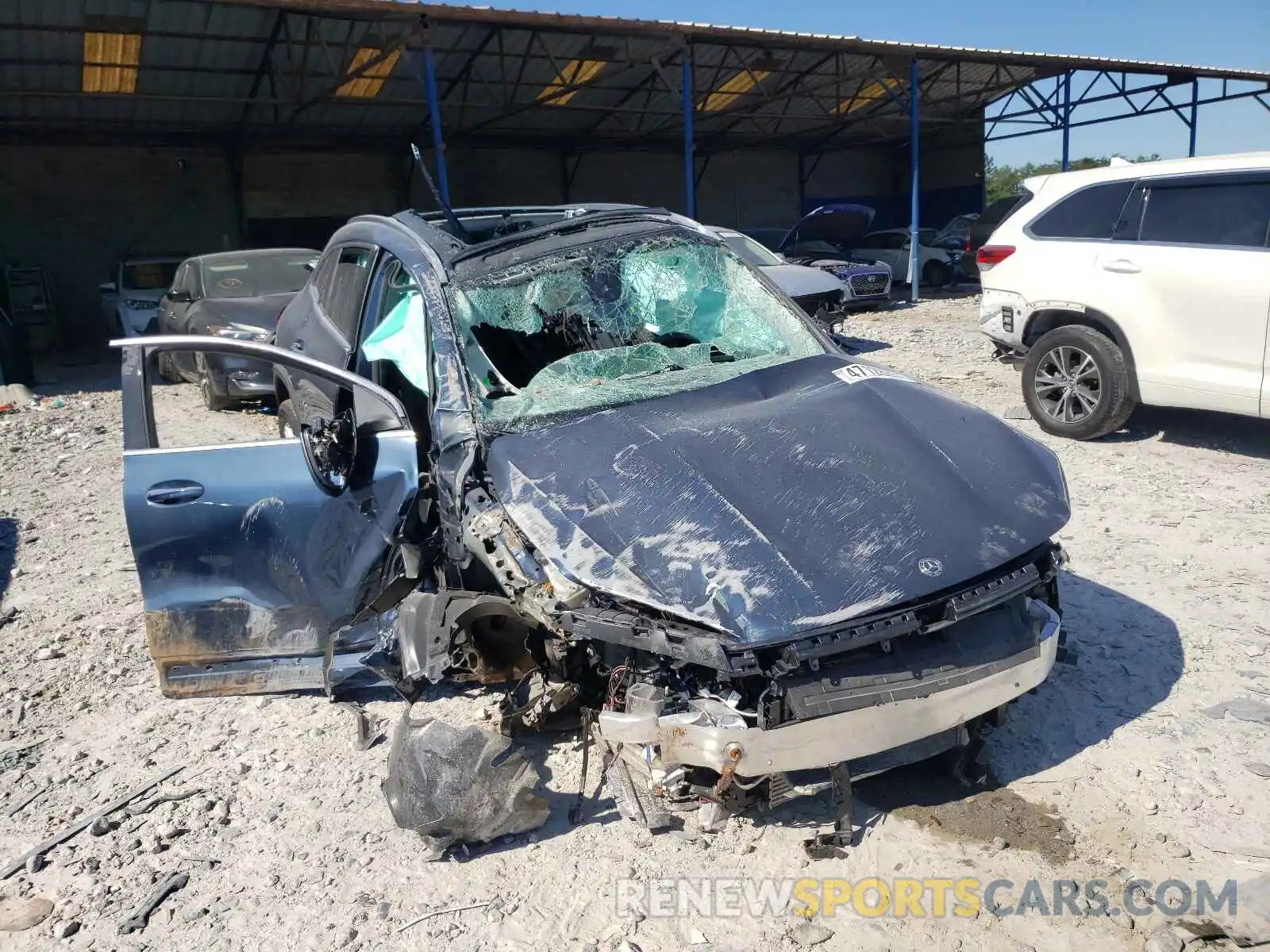 1 Photograph of a damaged car W1N4N4GB4MJ158870 MERCEDES-BENZ GLA-CLASS 2021