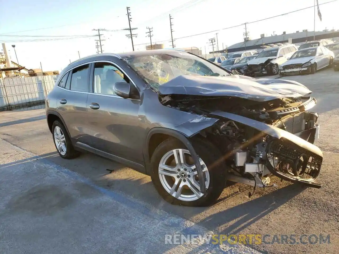 1 Photograph of a damaged car W1N4N4GB4MJ159016 MERCEDES-BENZ GLA-CLASS 2021