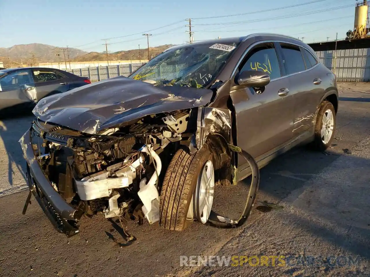 2 Photograph of a damaged car W1N4N4GB4MJ159016 MERCEDES-BENZ GLA-CLASS 2021