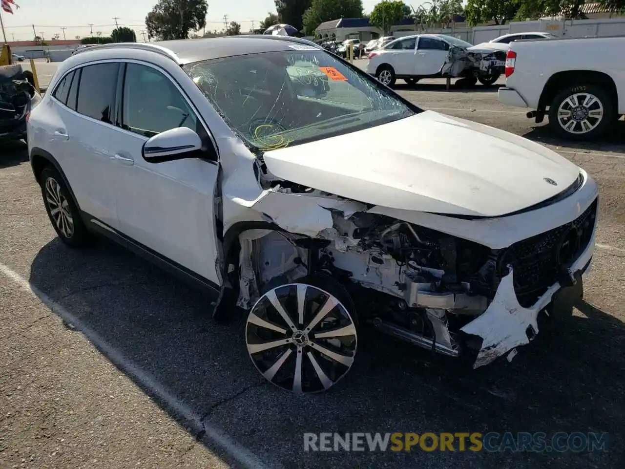 1 Photograph of a damaged car W1N4N4GB4MJ316415 MERCEDES-BENZ GLA-CLASS 2021