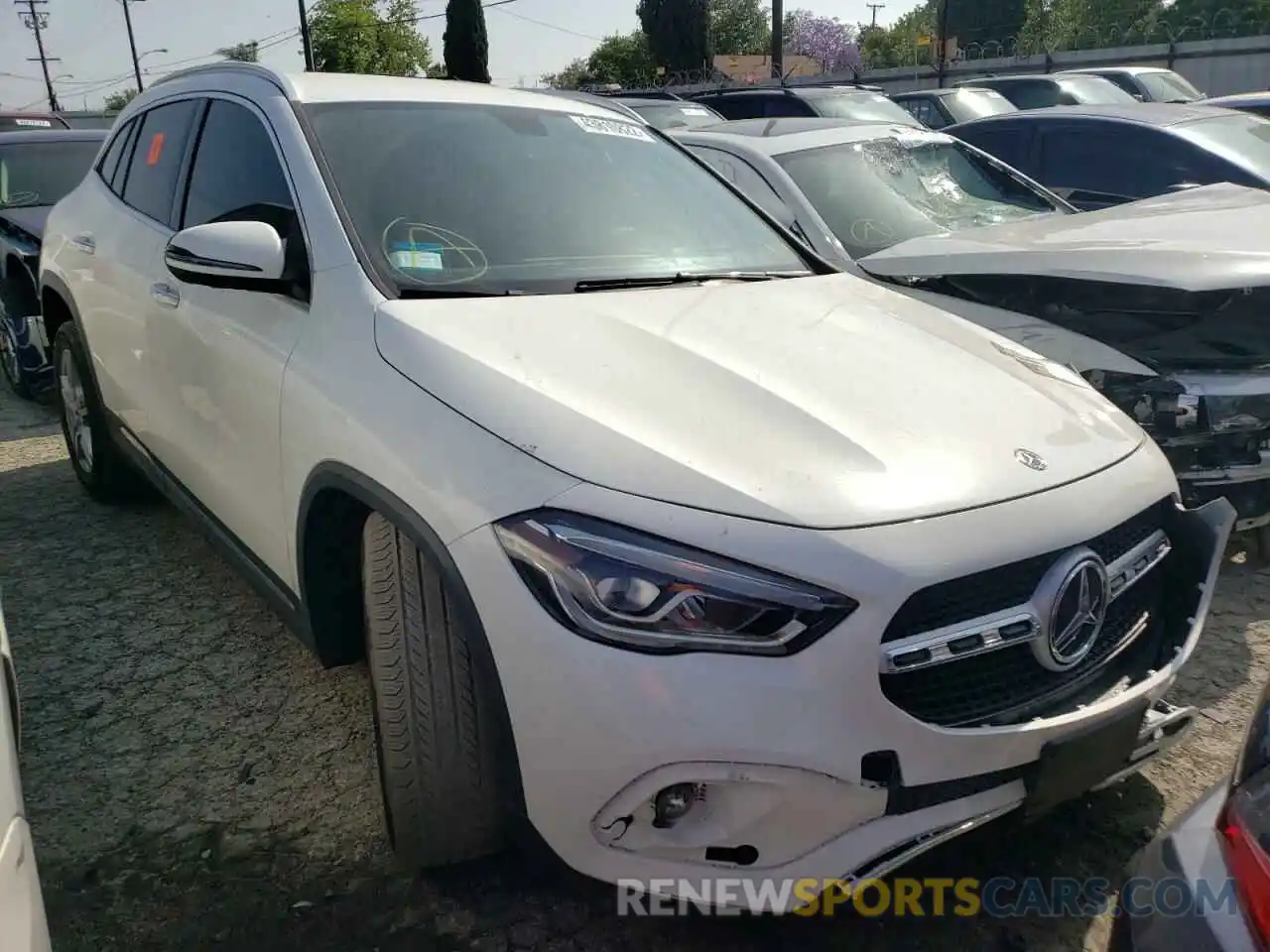 1 Photograph of a damaged car W1N4N4GB5MJ117938 MERCEDES-BENZ GLA-CLASS 2021