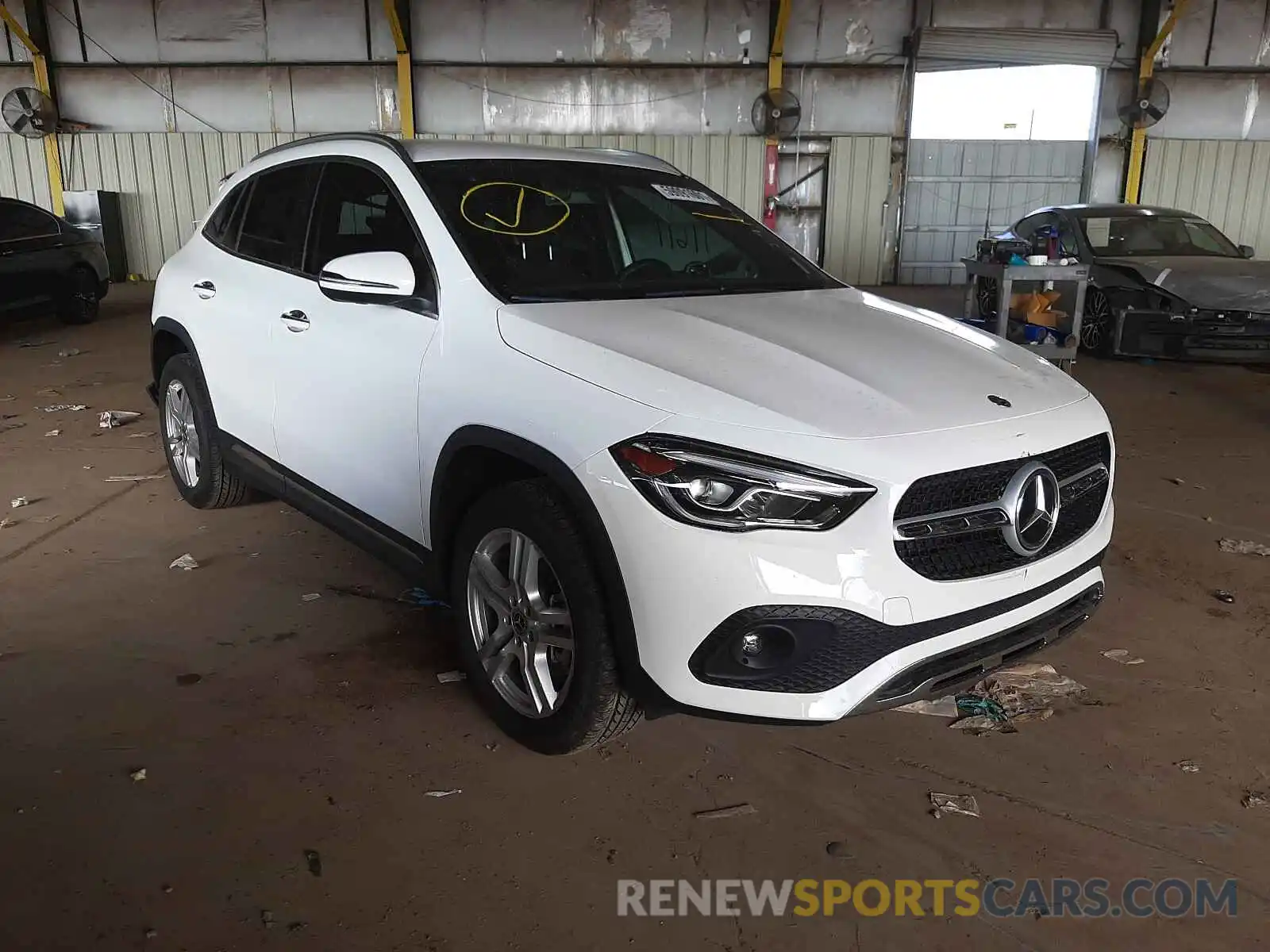 1 Photograph of a damaged car W1N4N4GB5MJ120452 MERCEDES-BENZ GLA-CLASS 2021