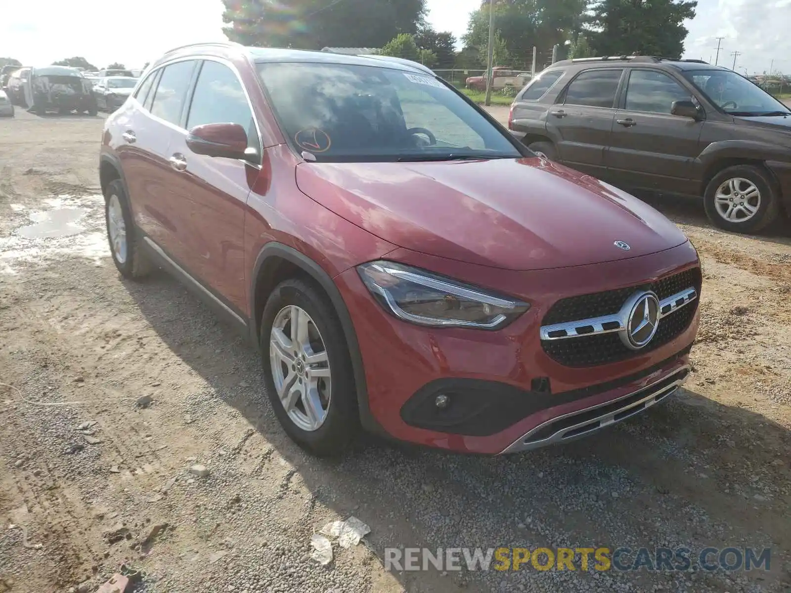 1 Photograph of a damaged car W1N4N4GB5MJ171661 MERCEDES-BENZ GLA-CLASS 2021