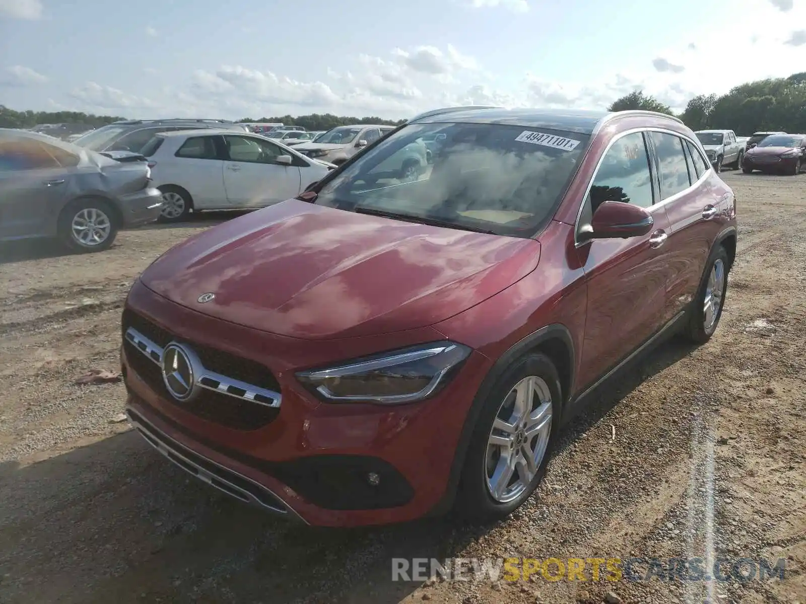 2 Photograph of a damaged car W1N4N4GB5MJ171661 MERCEDES-BENZ GLA-CLASS 2021