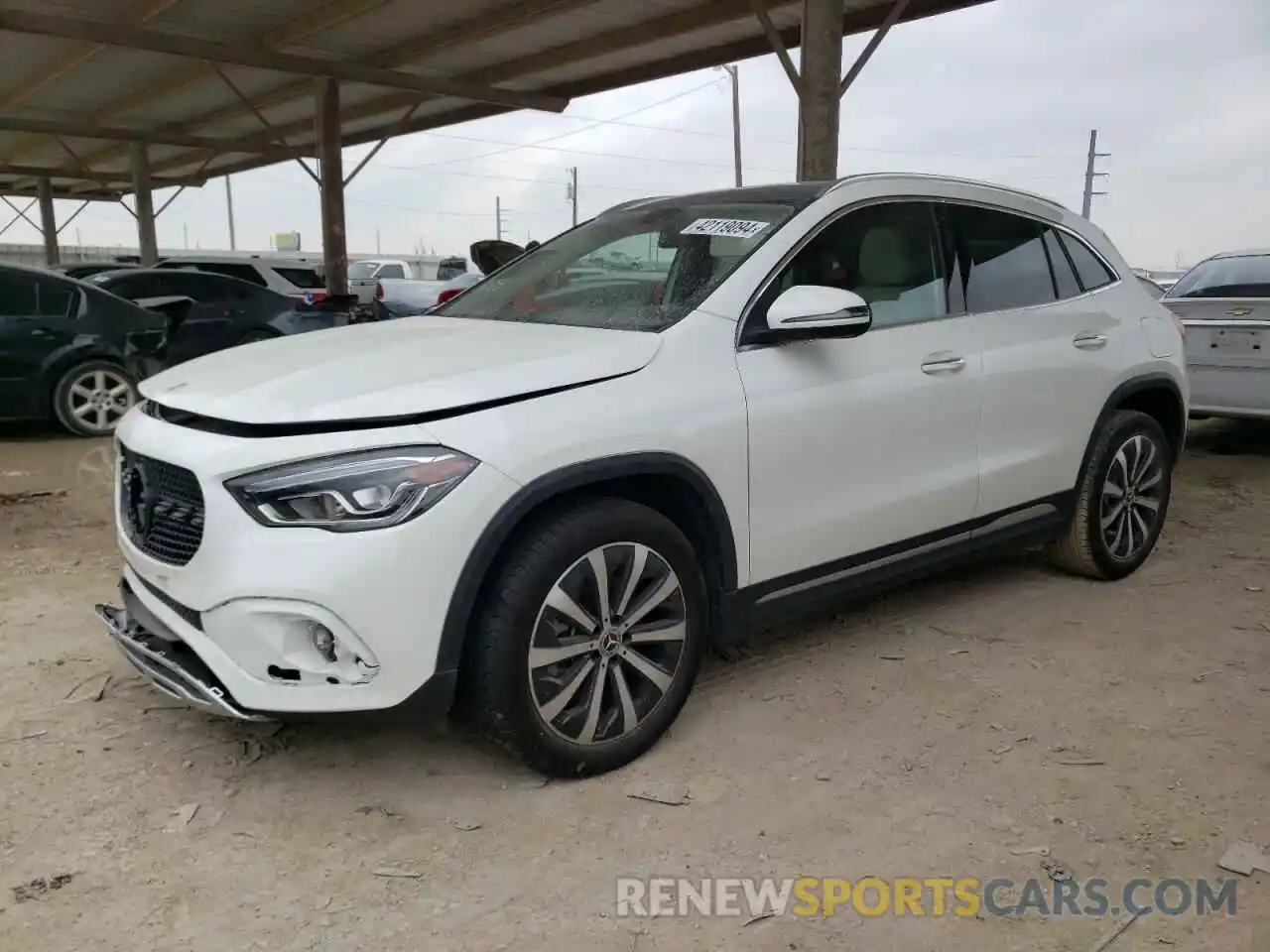 1 Photograph of a damaged car W1N4N4GB5MJ217845 MERCEDES-BENZ GLA-CLASS 2021