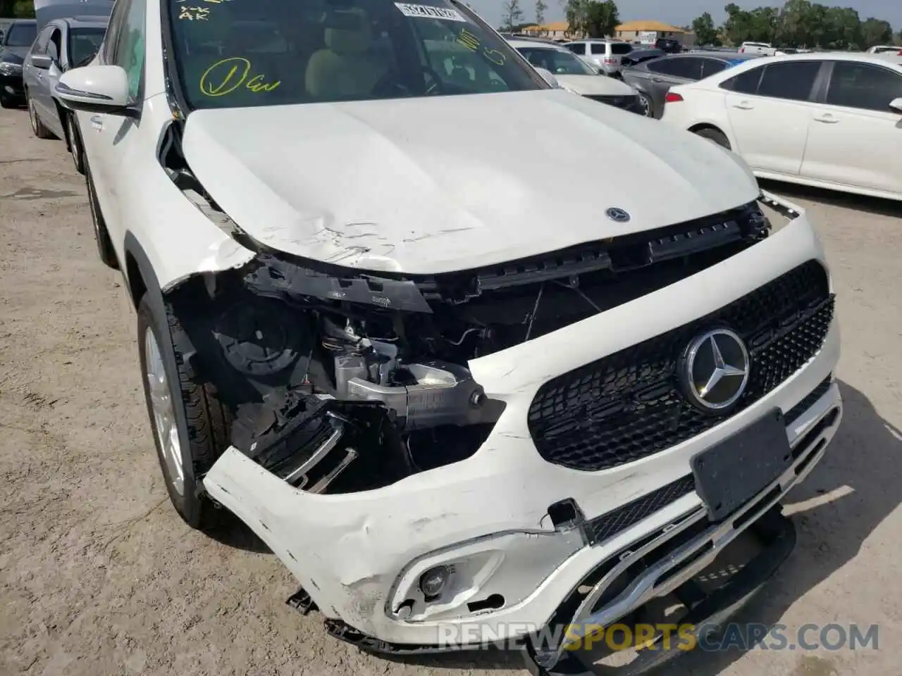 9 Фотография поврежденного автомобиля W1N4N4GB5MJ242146 MERCEDES-BENZ GLA-CLASS 2021