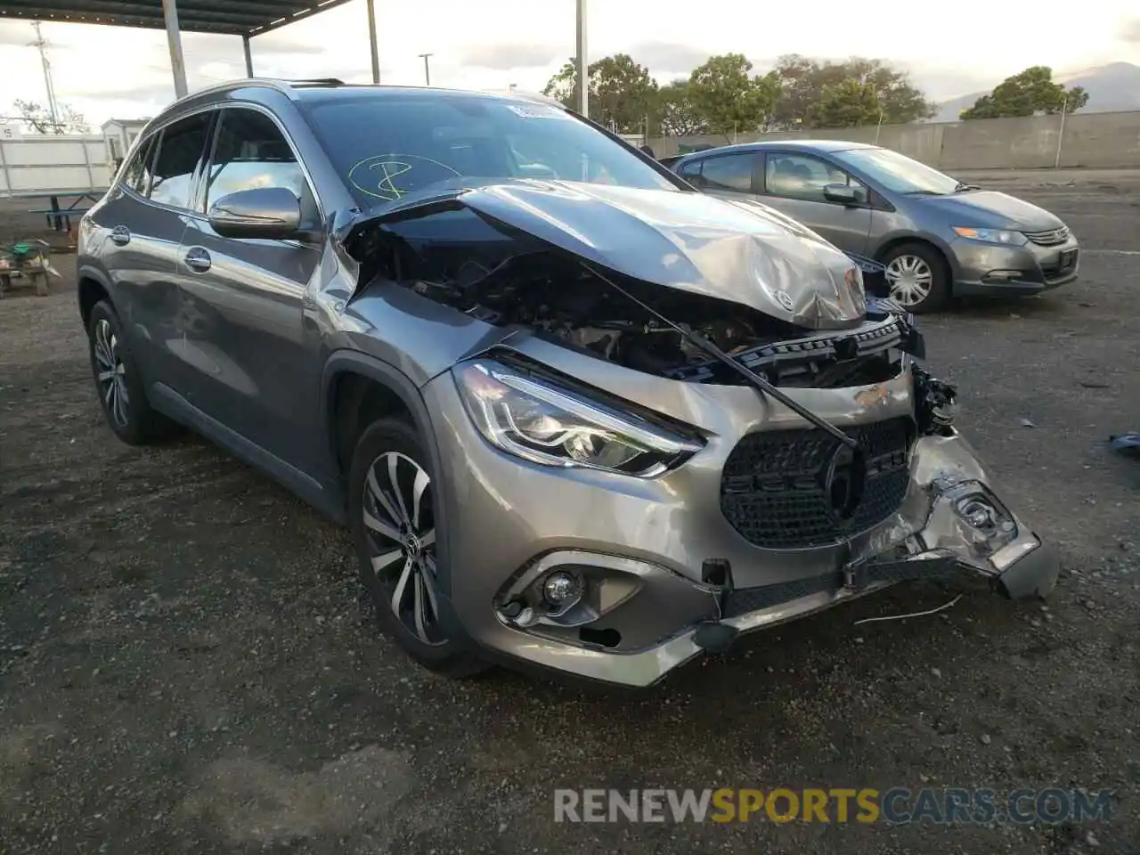 1 Photograph of a damaged car W1N4N4GB5MJ256600 MERCEDES-BENZ GLA-CLASS 2021