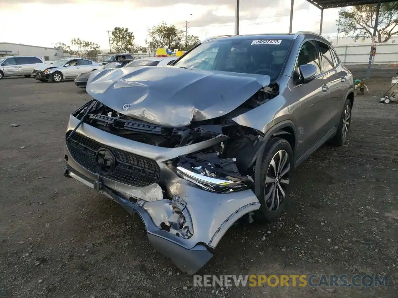 2 Photograph of a damaged car W1N4N4GB5MJ256600 MERCEDES-BENZ GLA-CLASS 2021