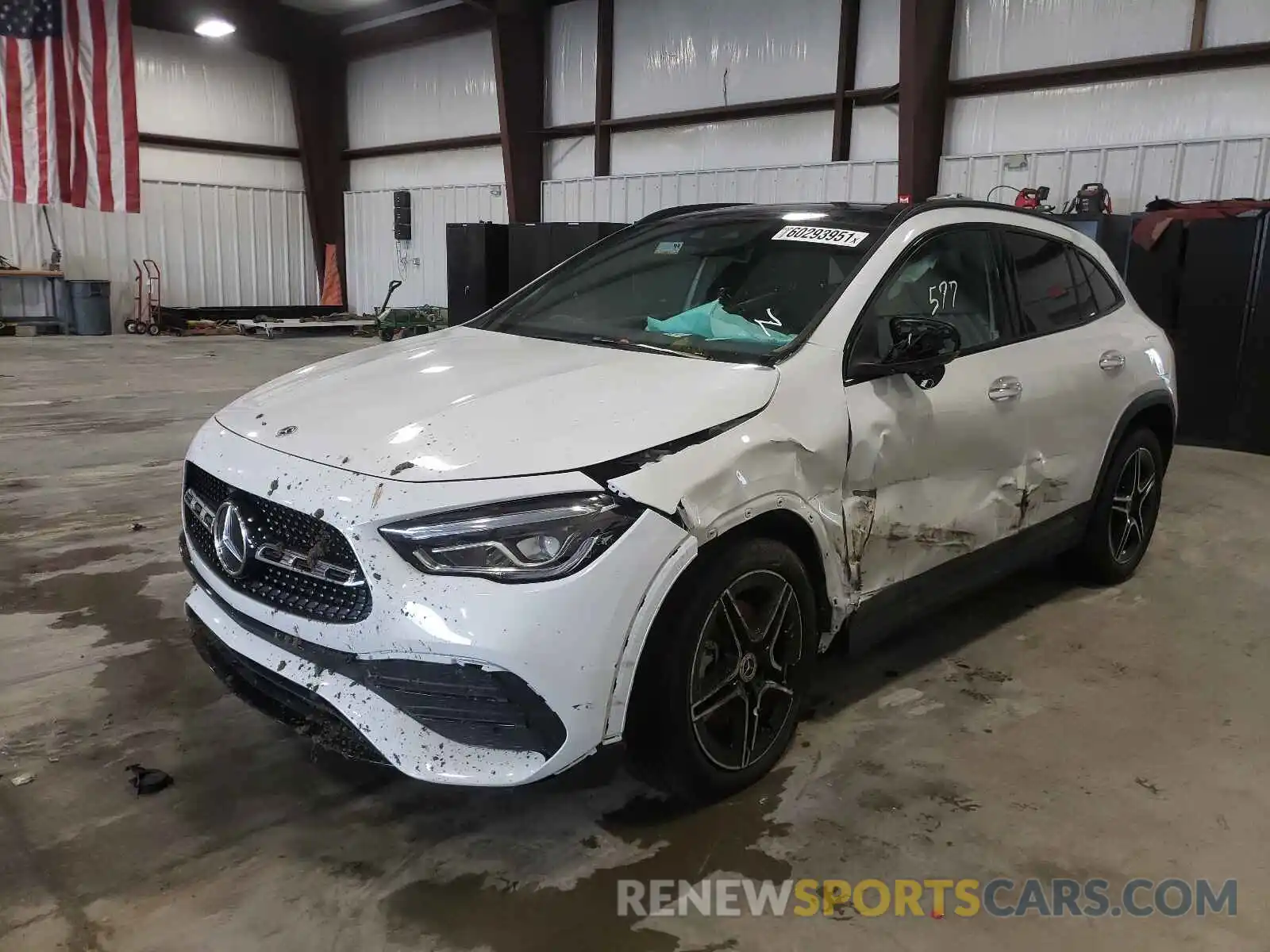 2 Photograph of a damaged car W1N4N4GB6MJ221872 MERCEDES-BENZ GLA-CLASS 2021