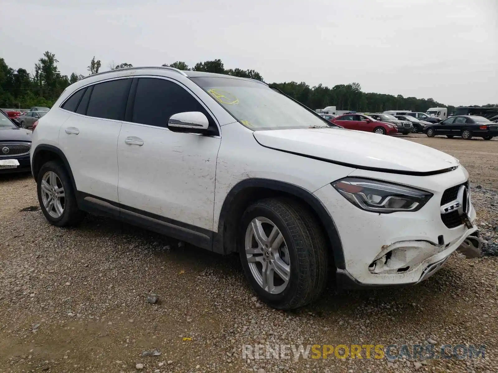 1 Photograph of a damaged car W1N4N4GB6MJ239840 MERCEDES-BENZ GLA-CLASS 2021