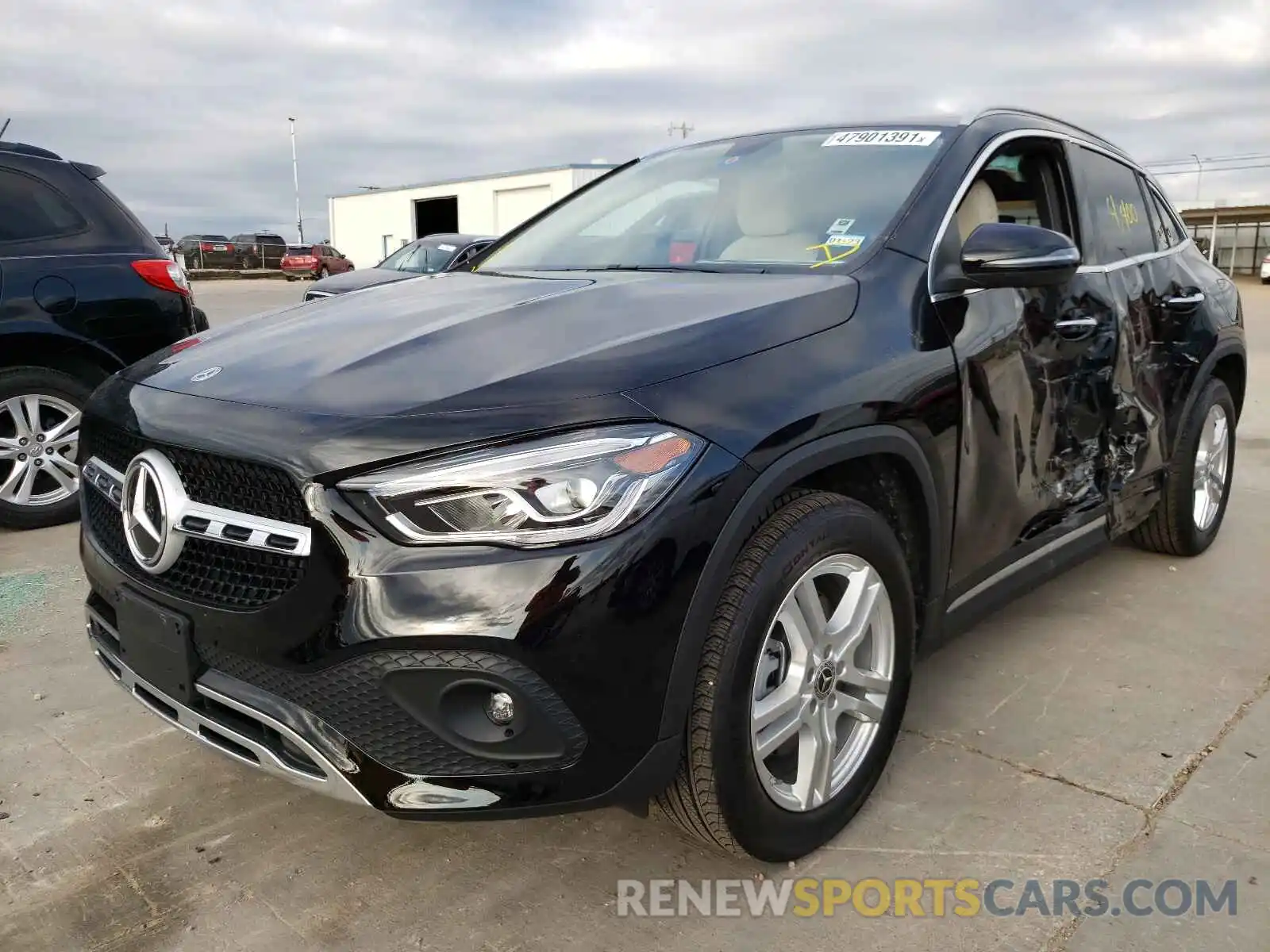 2 Photograph of a damaged car W1N4N4GB6MJ250658 MERCEDES-BENZ GLA-CLASS 2021